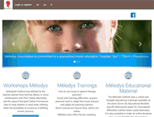 Tablet Screenshot of melodys.org